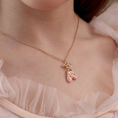 Lauren Hinkley:  Ballet Slippers Girls Necklace