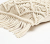 Macrame Fringed Rectangle Lumbar Cushion Cover Macrame Fringed Rectangle Lumbar Cushion Cover