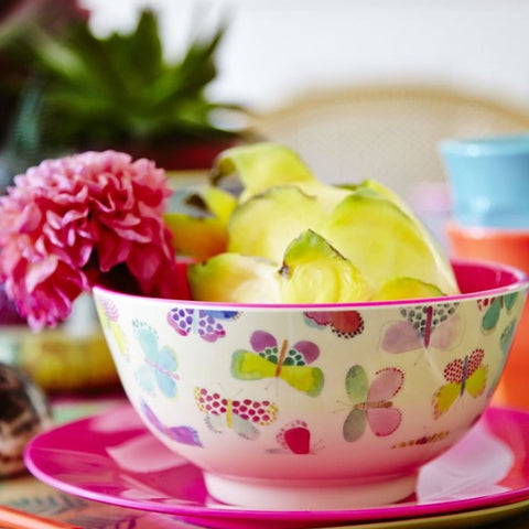 RICE melamine two tone bowl - Butterfly - Neapolitan Homewares