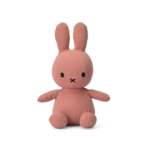 Gift Set: Bundl Vintage Rose Frill Blanket + Miffy Plush