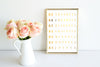 August & Co Gold Foil Print - BE - Neapolitan Homewares August & Co Gold Foil Print - BE - Neapolitan Homewares
