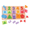 Bigjigs Toys - My First Fractions Puzzle - Neapolitan Homewares Bigjigs Toys - My First Fractions Puzzle - Neapolitan Homewares