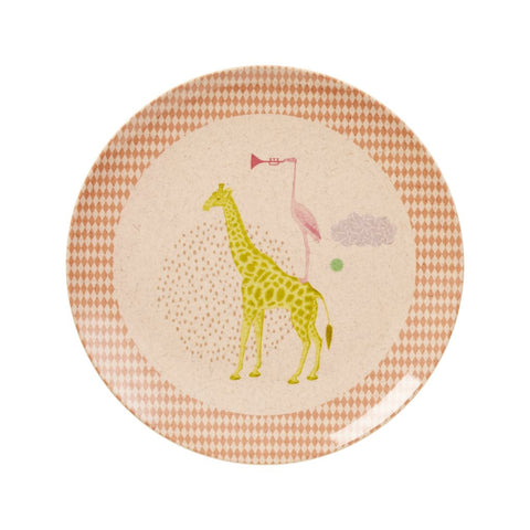 RICE Kids Bamboo Melamine Plate - Animal - Neapolitan Homewares