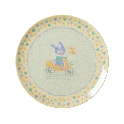 RICE Kids Bamboo Melamine Plate - Race - Neapolitan Homewares