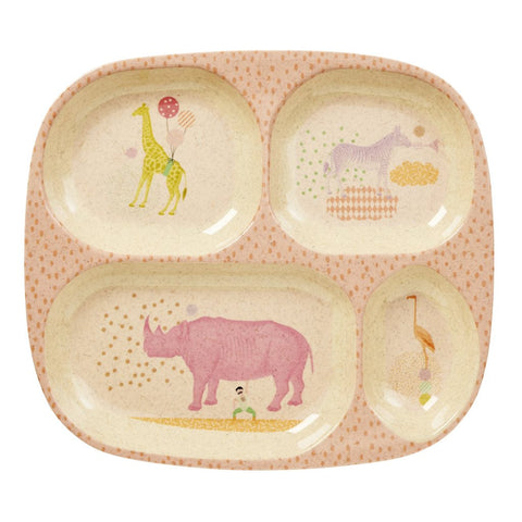 RICE Kids Bamboo Melamine Tray - Animal - Neapolitan Homewares