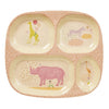 RICE Kids Bamboo Melamine Tray - Animal - Neapolitan Homewares RICE Kids Bamboo Melamine Tray - Animal - Neapolitan Homewares