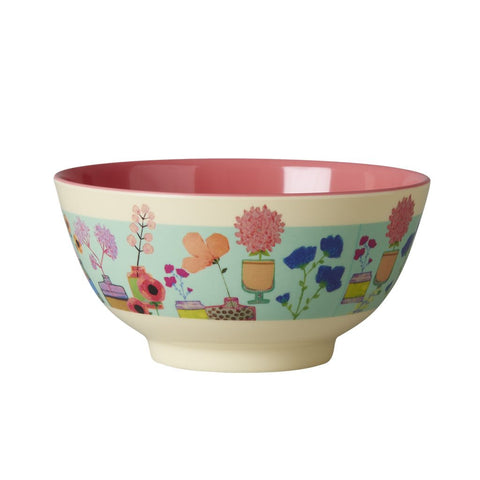 RICE melamine two tone bowl - Flower Display - Neapolitan Homewares