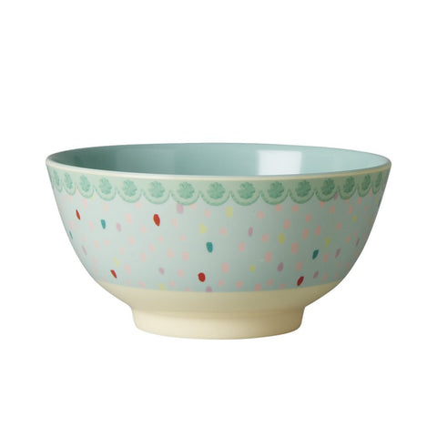 RICE melamine two tone bowl - Raindot - Neapolitan Homewares