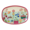 RICE melamine rectangular plate - Flower Display - Neapolitan Homewares RICE melamine rectangular plate - Flower Display - Neapolitan Homewares