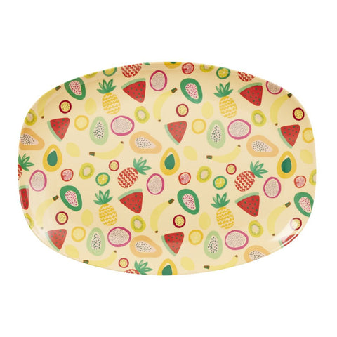 RICE melamine rectangular plate - Tutti Frutti - Neapolitan Homewares