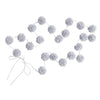 Spinkie Mini Pom Pom Garland - Light Grey - Neapolitan Homewares Spinkie Mini Pom Pom Garland - Light Grey - Neapolitan Homewares