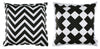 Urban Nest cushion - black chevron - Neapolitan Homewares Urban Nest cushion - black chevron - Neapolitan Homewares
