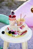 RICE Kids Melamine Plate - Girls Happy Camper - Neapolitan Homewares RICE Kids Melamine Plate - Girls Happy Camper - Neapolitan Homewares
