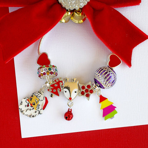 Lauren Hinkley: Merry Little Christmas Girls Charm Bracelet