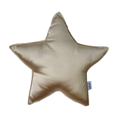 Spinkie Charmeuse Star Pillow - Pale Gold - Neapolitan Homewares