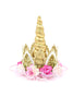 Love Crush Crown - Unicrown Gold Lace with Flowers - Neapolitan Homewares Love Crush Crown - Unicrown Gold Lace with Flowers - Neapolitan Homewares