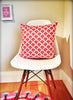 Black Eyed Susie cushion - coral billow - Neapolitan Homewares Black Eyed Susie cushion - coral billow - Neapolitan Homewares