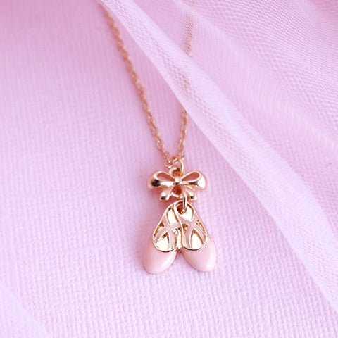 Lauren Hinkley:  Ballet Slippers Girls Necklace