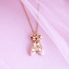 Lauren Hinkley: Ballet Slippers Girls Necklace Lauren Hinkley: Ballet Slippers Girls Necklace