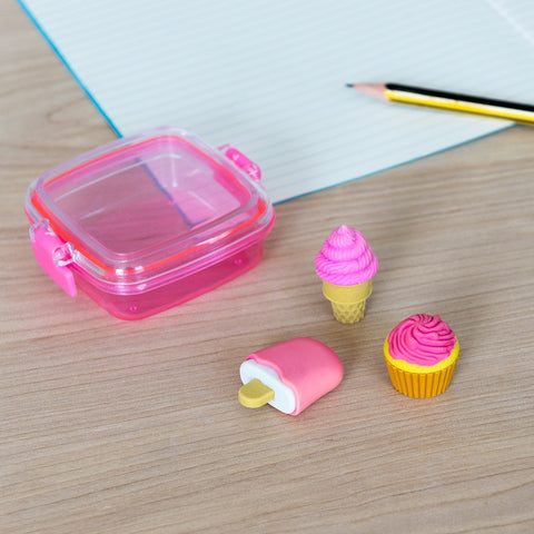 Rex London Mini Eraser set - Sweet Treats - Neapolitan Homewares