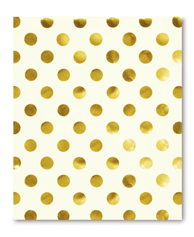 Kate Spade Spiral Notebook Gold Dots - Neapolitan Homewares