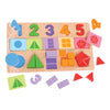 Bigjigs Toys - My First Fractions Puzzle - Neapolitan Homewares