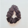 Black Mulberry Silk Scrunchie