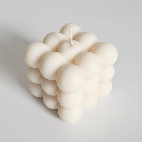Soi Candle - Bubble Cube Ivory