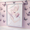 Isla Dream Prints - Wall Decals - Butterfly Pink - Neapolitan Homewares