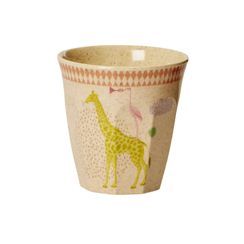 RICE Kids Bamboo Melamine Cup - Animal Print - Neapolitan Homewares