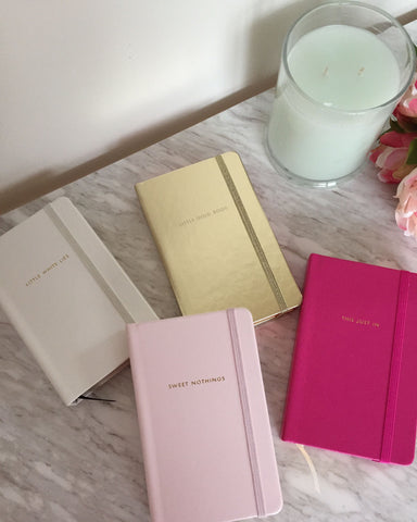 Kate Spade Medium Notebook White - Neapolitan Homewares