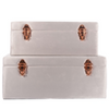 Petit Luxe Bebe Velvet Storage Case Set - Soft Grey - Neapolitan Homewares