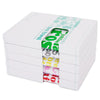 Tea Towels twin pack - Confetti & Chevron pink - Neapolitan Homewares