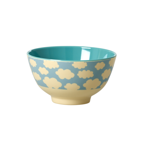 RICE small melamine two tone bowl - Cloud - Neapolitan Homewares