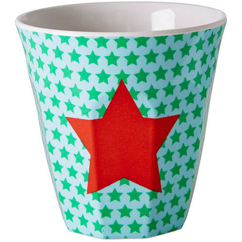 RICE Kids melamine cup - Red Star print - Neapolitan Homewares